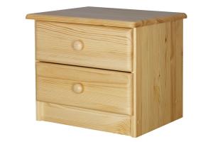 Komoda se 2 z�suvkami BR-B001 - borovicov� masiv