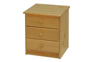 Komoda se 3 z�suvkami BR-B002 - borovicov� masiv