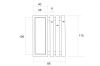 Botn�k v�klopn� BR-B051 - rozm�ry
