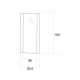 Zrcadlo - D208 - rozm�ry