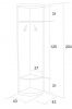 Rohov� reg�l - oblouk - D47 - rozm�ry