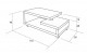 Konferen�n� stolek - rozm�ry - BR-K119