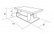 Konferen�n� stolek - rozm�ry - BR-K120