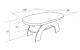 Konferen�n� stolek - rozm�ry - BR-K124