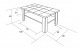 Konferen�n� stolek - rozm�ry - BR-K205