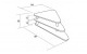 Konferen�n� stolek - rozm�ry - BR-K207