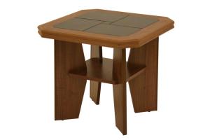 Konferen�n� stolek - K41 - lamino - hn�d�, dla�ba tmav� hn�d� ��han�