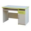 Počítačový stůl se skříňkou a zásuvkou - C009 - Creme / Zelená