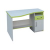 Počítačový stůl rohový - C012 - Creme / Zelená