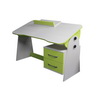 Psací stůl s naklápěním - C130 - lamino - Creme / Zelená