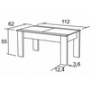 Konferenční stolek s úložným prostorem Paulo K160 - ROZMĚRY