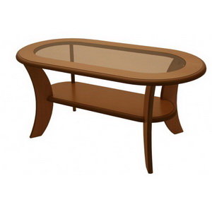 Konferenční stolek - K51 - HNĚDÁ