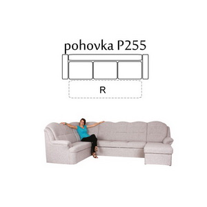 Pohovka s rozkladem BONDY - P255