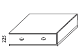d�tsk� pokoj - Domino - sk��n� a komody s hloubkou 57,6 cm