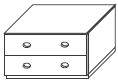 d�tsk� pokoj - Domino - sk��n� a komody s hloubkou 45,6 cm