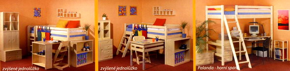 VSTUP - D�tsk� pokoje - sestava d�tsk�ho n�bytku Domino - kompletn� cen�k