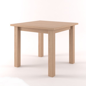 Stylový jídelní stůl čtverec CASTELLO - dubový masiv