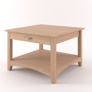Stylový konferenční stůl se zásuvkou CASTELLO - dubový masiv