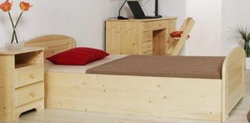 postele - masiv - postele Mark 2 s �eln�m v�klopem DO121