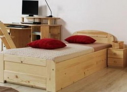 postele - masiv - postele Mark 4 s �eln�m v�klopem DO126