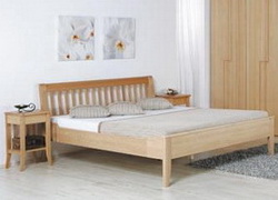 man�elsk� postel - masiv - Verona z dubu, buku a smrku DO180