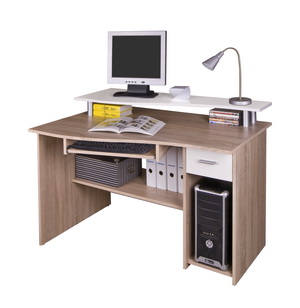 Počítačový stůl - PC stůl Leon - Dub SONOMA