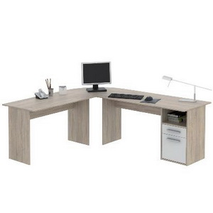 Kancelářský stůl MARKUS 11 - Stolový monoblok - lamino Dub Sonoma + Bílá